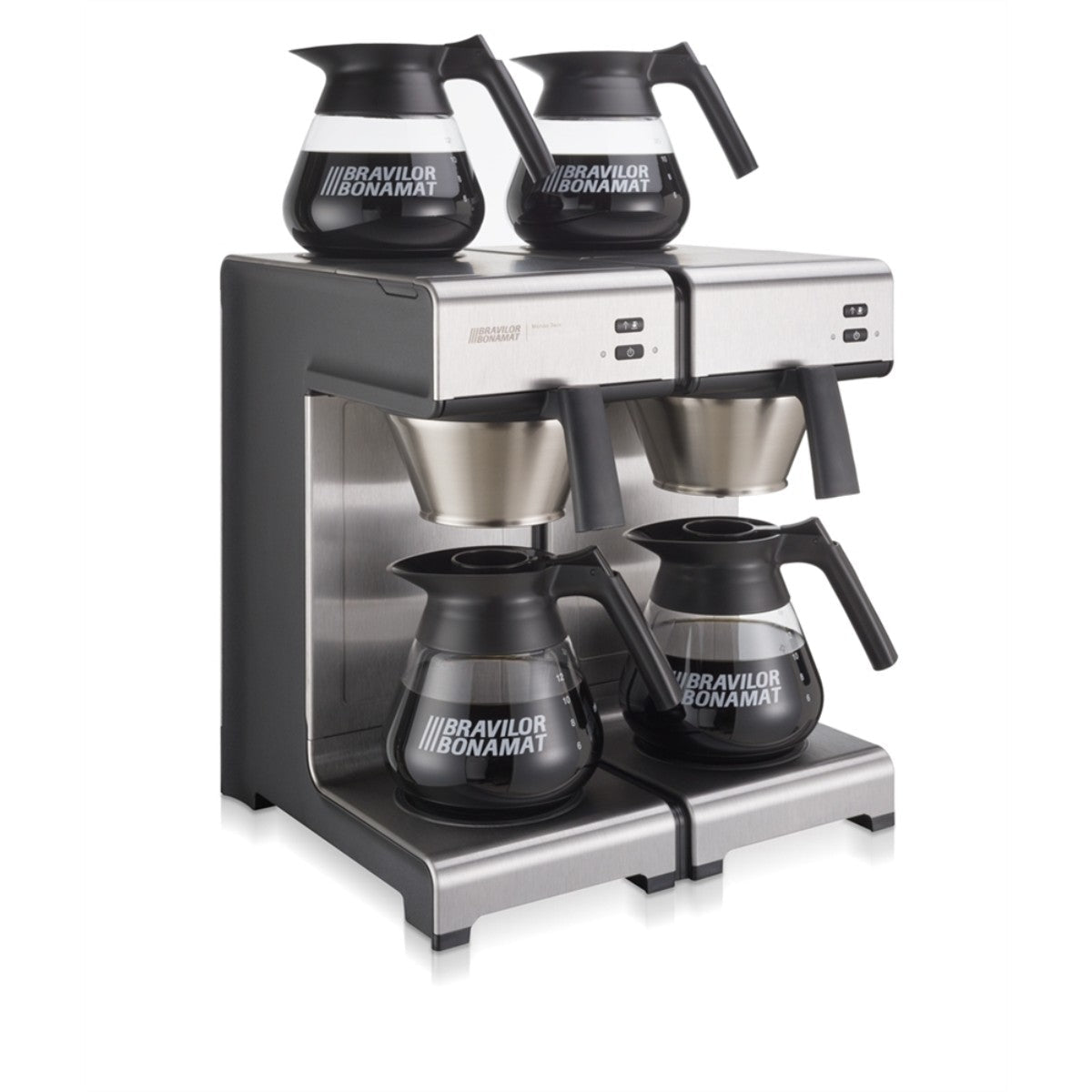 Bravilor - Bravilor Mondo Twin Quick Filtering Machine + 4x Decanters - Coffee Machine - Primecoffeesuppliers